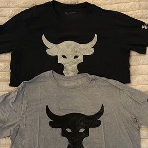 Project Rock Under Armour Dwayne Johnson The Rock 2 shirts size xxl nice